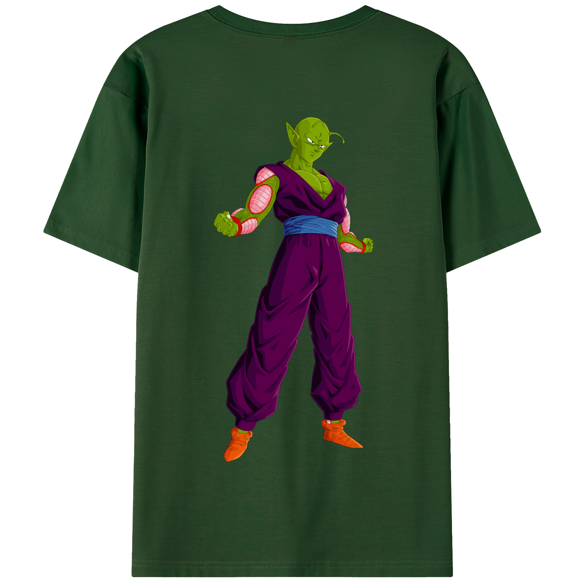 （画像用） ドラゴンボール ピッコロ DRAGON BALL Piccolo 綿100％半袖Tシャツ（背面プリント）